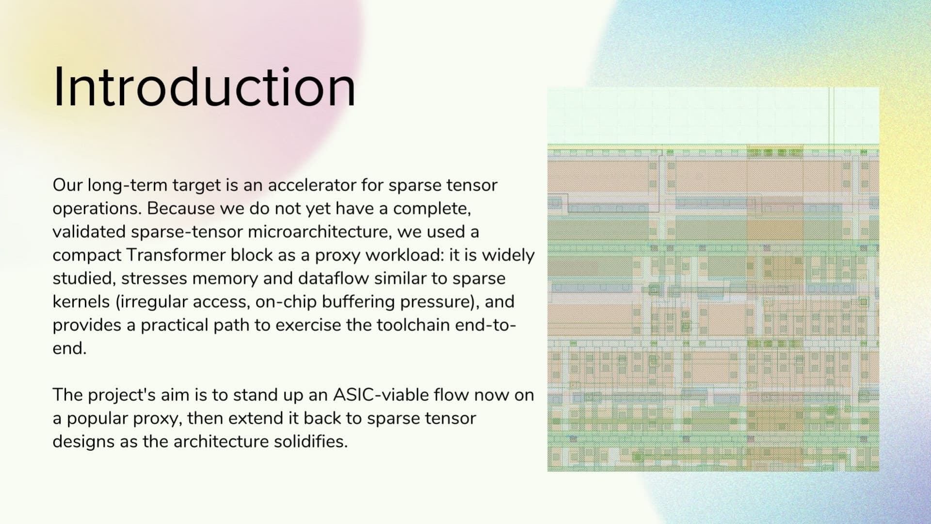 Introduction. Original 2025 NSF CROSS Project presentation slide.